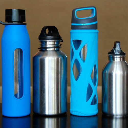 Glass Water Bottle